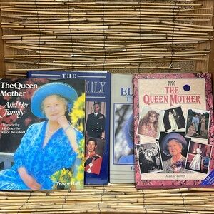 Lot of 4 Queen Elizabeth and the Royal Family Books